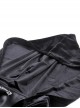 Gothic Style Gorgeous Velvet Exquisite Metal Buckle Noble Black Long Trumpet Sleeves Hooded Long Coat