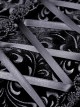 Gothic Style Exquisite Jacquard Embroidery Lace Elegant And Sexy Black Package Hip Tail Skirt