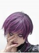 Taboo Idol Series Gradient Purple Cool Wolf Tail Juvenile Reverse Curling Hair Ouji Fashion Full Head Wig