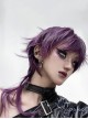Taboo Idol Series Gradient Purple Cool Wolf Tail Juvenile Reverse Curling Hair Ouji Fashion Full Head Wig