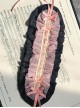 Heartbeat Love Song Series Jacquard Ruffle Mesh Yarn Ribbon Lace Bowknot Sweet Lolita Headband
