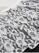 Gothic Style Exquisite Layered Lace Irregular Hem Short Tail Design Elegant Pure White Cake Skirt