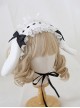 Alice Hair Accessory Cute Versatile Multicolor Bowknot Ribbon Sweet Lolita Plush Rabbit Ears Lace Hairband