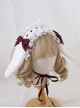 Alice Hair Accessory Cute Versatile Multicolor Bowknot Ribbon Sweet Lolita Plush Rabbit Ears Lace Hairband