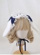 Alice Hair Accessory Cute Versatile Multicolor Bowknot Ribbon Sweet Lolita Plush Rabbit Ears Lace Hairband