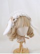 Alice Hair Accessory Cute Versatile Multicolor Bowknot Ribbon Sweet Lolita Plush Rabbit Ears Lace Hairband