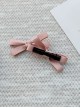 Korean Style Mini Bowknot Daily Simple Commute Sweet Fairy Cute Girl Kawaii Fashion Bangs Hair Clips