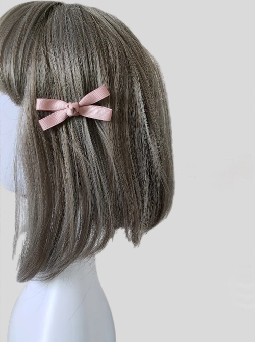Korean Style Mini Bowknot Daily Simple Commute Sweet Fairy Cute Girl Kawaii Fashion Bangs Hair Clips