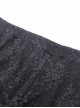 Gothic Style Gorgeous Multi Layered Lace Mesh Sexy See Through Elegant Black Elastic Slim Flared Pants