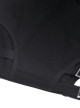 Punk Style Stand Collar Rebellious Hollow Metal Buckle Strap Sexy Black Long Sleeves Short Top