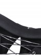 Punk Style Stand Collar Sexy Hollow On The Chest Leather Cross Straps Black Long Sleeves Short Top