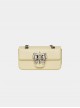 Heart Of Carat Series Rich Lady Bowknot Diamond Hardware Buckle Underarm Chain Crossbody Sweet Lolita Small Square Bag