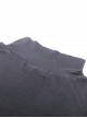 Punk Style Stand Collar Sexy Rebellious Irregular Hollow Off Shoulder Black Long Sleeves Slim Top