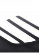 Punk Style Personalized Metal Buckle Strap Sexy Hollow One Shoulder Black Halterneck Long Sleeves Top
