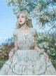 Grape Hyacinth Series Elegant Ribbon Bowknot Pearl Tassel Pendant Classic Lolita Embroidered Badge