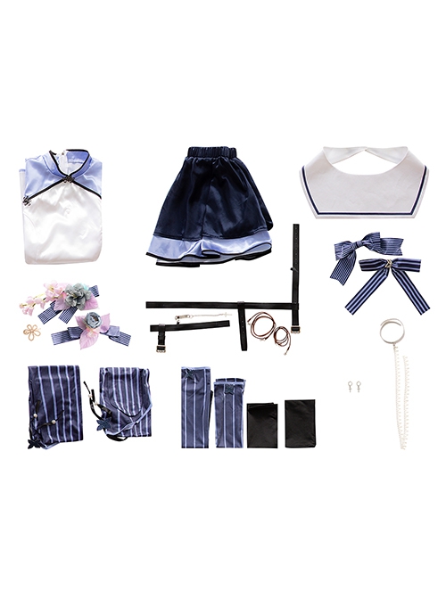 Vtuber Halloween Cosplay Seren Azuma Outfit Costume Full Set