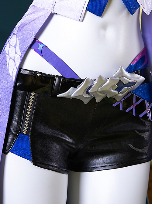 Game Honkai Star Rail Halloween Cosplay Acheron Updated Version Costume Full Set