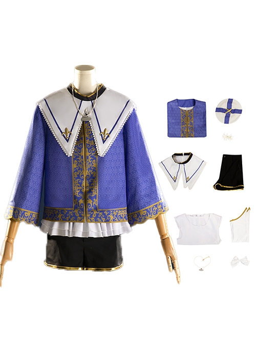 Comics Shounen Jeanne Halloween Cosplay Jeanne Hymn Uniform Costume Full Set