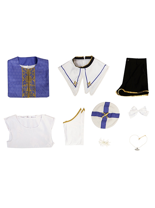 Comics Shounen Jeanne Halloween Cosplay Jeanne Hymn Uniform Costume Full Set