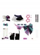 Game Muse Dash Hatsune Miku Collaboration Halloween Cosplay Hatsune Miku Outfit Costume Full Set