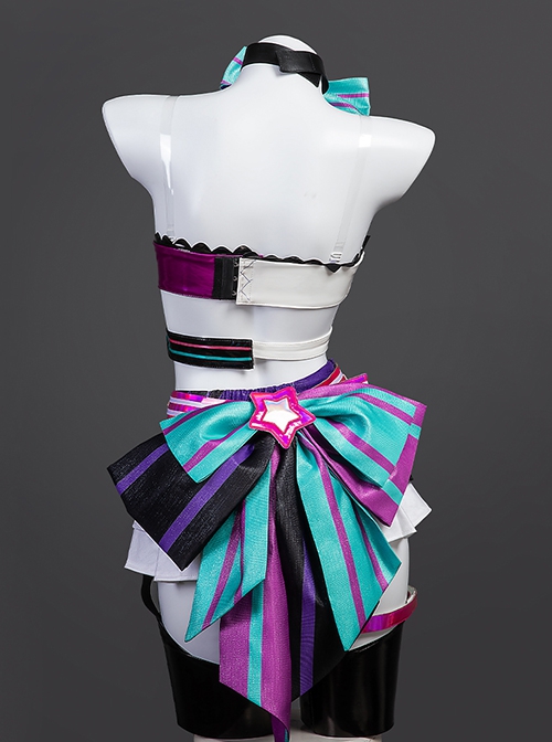 Game Muse Dash Hatsune Miku Collaboration Halloween Cosplay Hatsune Miku Outfit Costume Full Set