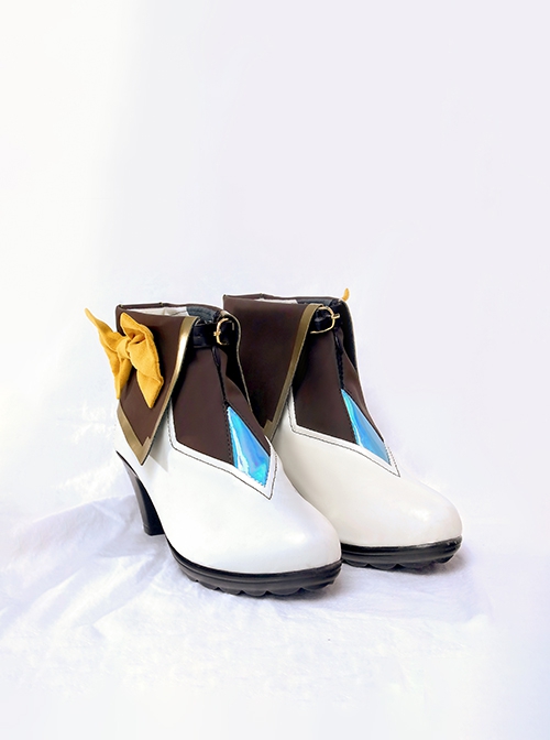 Honkai Star Rail Halloween Cosplay Firefly Accessories White High Heels Shoes