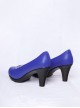 Game Honkai Star Rail Halloween Cosplay Robin Accessories Blue High Heels Shoes