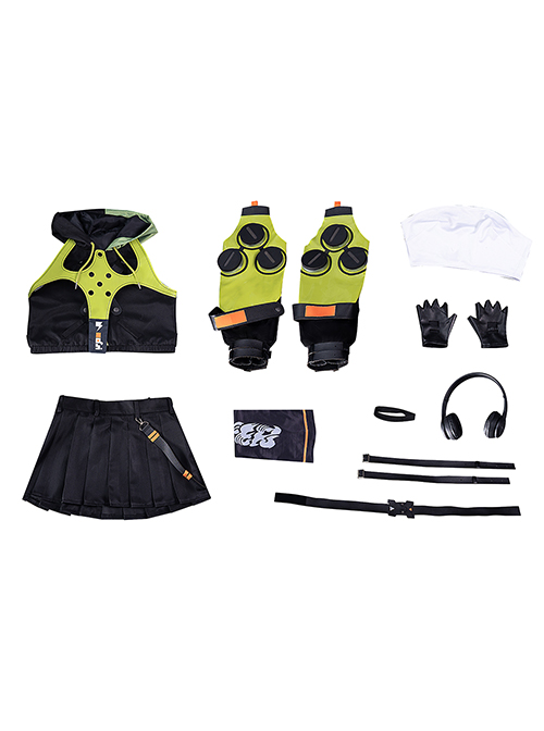 Game Zenless Zone Zero Halloween Cosplay Anby Demara Costume Set