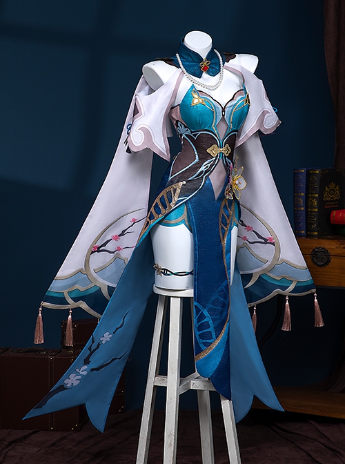 Game Honkai Star Rail Halloween Cosplay Ruan Mel Costume Full Set