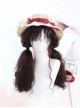 Little Devil Girl Series Daily Mid Split Bangs Soft Long Curly Hair Sweet Lolita Fluffy Sheep Curl Wig