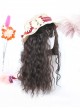 Little Devil Girl Series Daily Mid Split Bangs Soft Long Curly Hair Sweet Lolita Fluffy Sheep Curl Wig