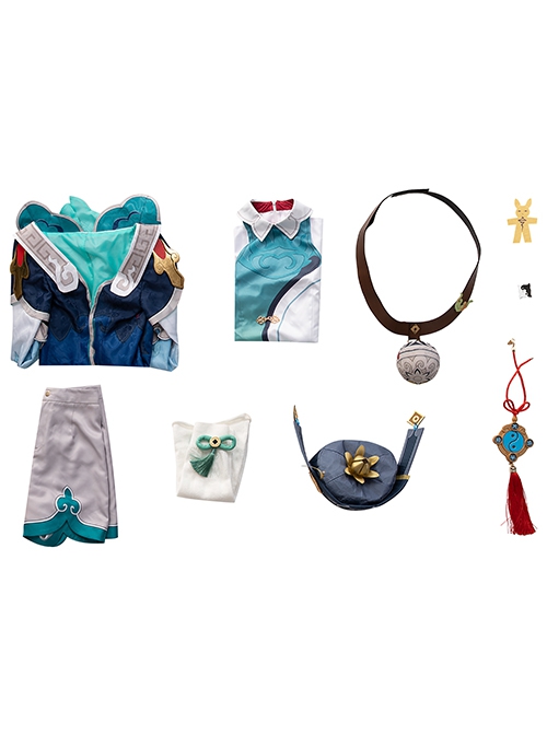 Honkai Star Rail Halloween Cosplay HuoHuo Costume Set Without Tail