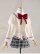 Puella Magi Madoka Magica Halloween Cosplay Madoka Kaname School Uniforms Costume Updated Version Full Set
