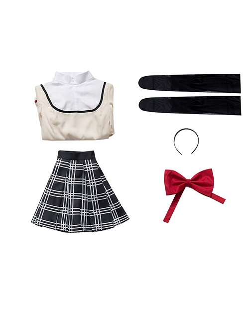 Puella Magi Madoka Magica Halloween Cosplay Homura Akemi School Uniforms Costume Updated Version Full Set