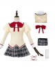 Puella Magi Madoka Magica Halloween Cosplay Kaname Madoka School Uniform Version Costume Full Set