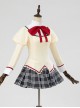 Puella Magi Madoka Magica Halloween Cosplay Kaname Madoka School Uniform Version Costume Full Set