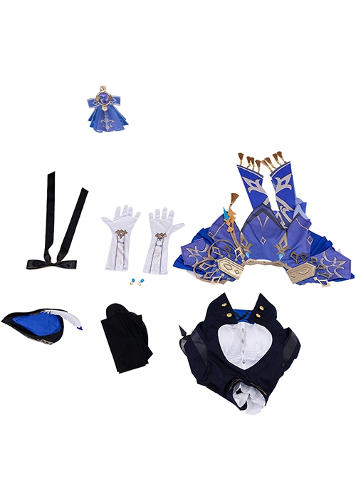 Genshin Impact Adventure Games Halloween Cosplay Clorinde Costume Full Set
