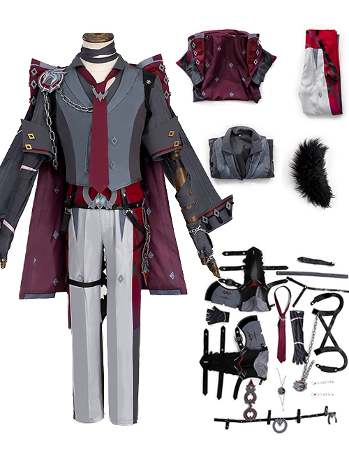 Game Genshin Impact Halloween Cosplay Wriothesley Costume Full Set