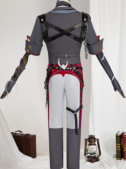 Game Genshin Impact Halloween Cosplay Wriothesley Costume Full Set