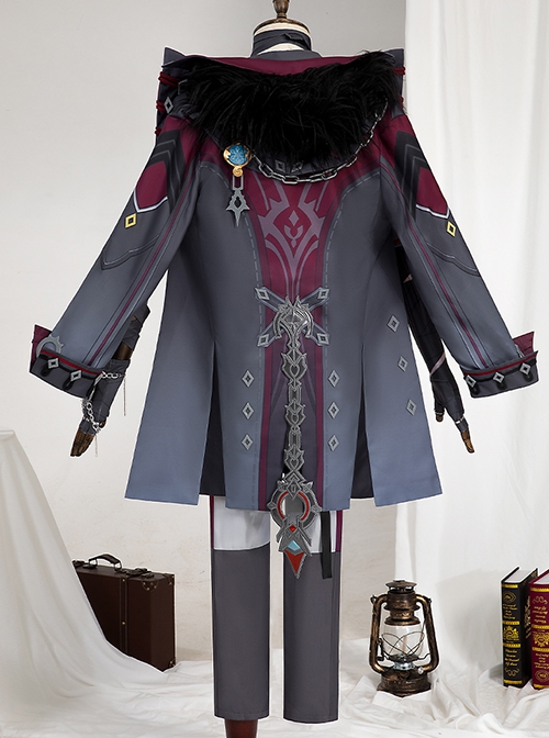 Game Genshin Impact Halloween Cosplay Wriothesley Costume Full Set