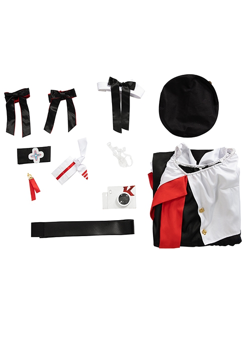 Game Honkai Star Rail KFC Collaboration Halloween Cosplay March 7th Outfit Costume Full Set