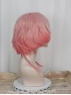Sleepwalking Sweetheart Series Pink White Gradient Hottie Style Y2K Curly Jellyfish Head Short Hair Sweet Lolita Wig