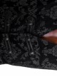 Gothic Style Exquisite Jacquard Dark Pattern Retro Metal Buckle Palace Black Gentleman Slim Vest