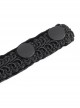 Gothic Style Sexy Lace Mesh Front Center Diamond Pendant Decoration Black Women's Collar