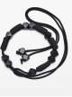 Gothic Style Sexy Mesh Chiffon Retro Braided Belt Various Ways To Wear Black Front Loose Shawl Coat