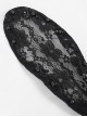 Gothic Style Sexy Lace Mysterious Rabbit Ears Half Covered Black Veil