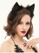 Gothic Style Sexy Plush Cute Cat Ears Black Personality Female Headdress