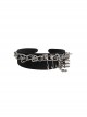Punk Style Personality Asymmetrical Skull Ghost Claw Black Glossy Striped Halloween Headband
