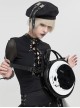 Punk Style Fashion 3D Moon Skull Print Black Devil Backpack
