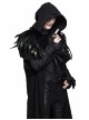 Gothic Style Gorgeous Feather Stitching Lace Collar Black Shawl